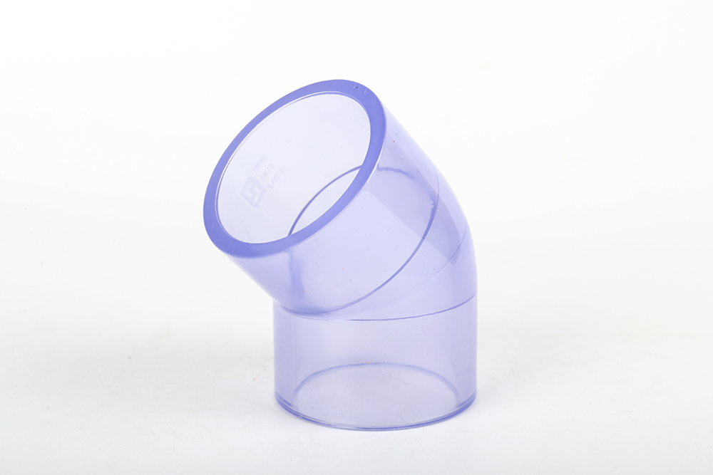 爱民透明45° 弯头